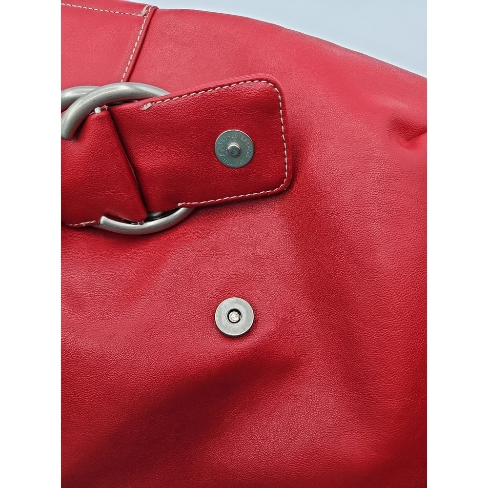 Guess red faux